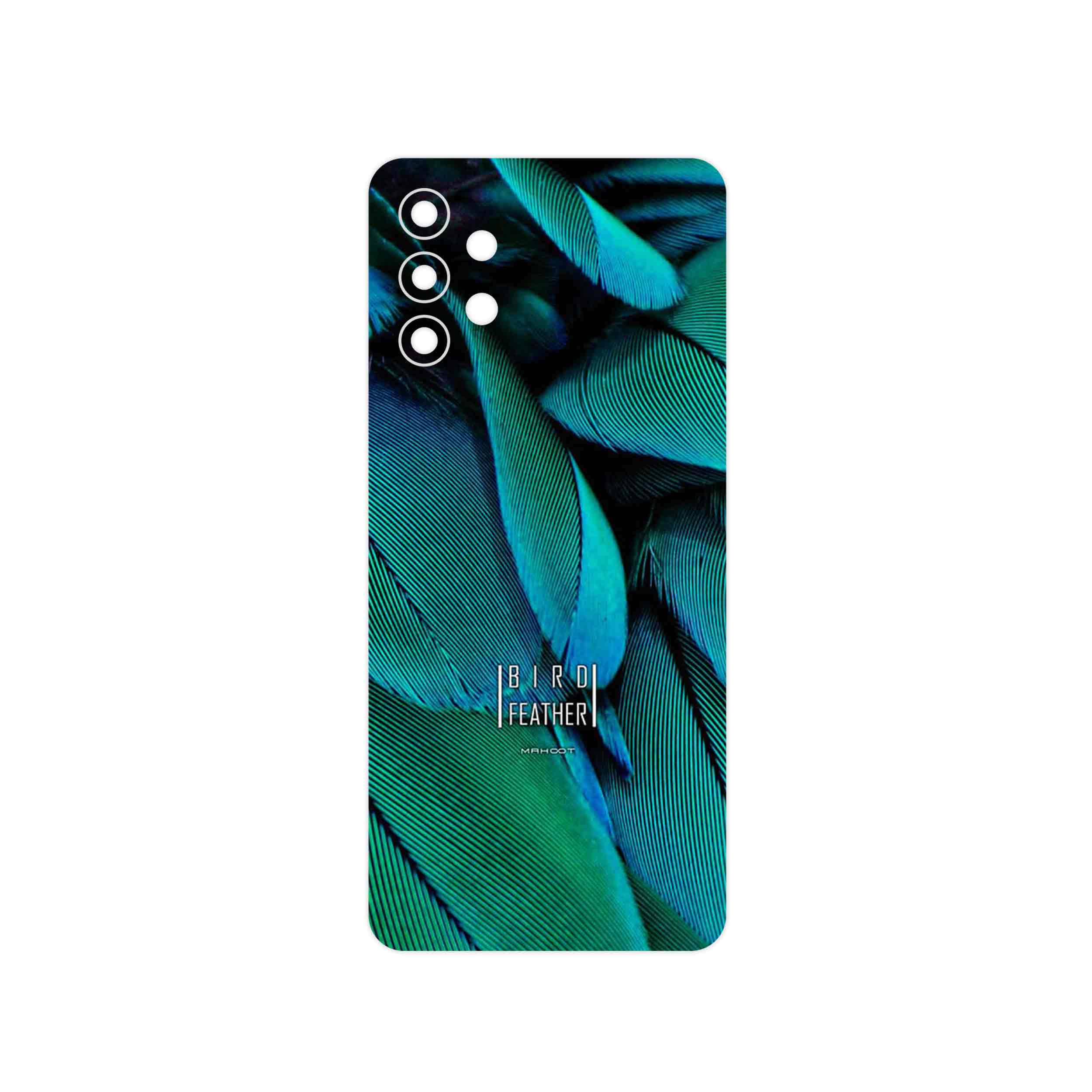 برچسب پوششی ماهوت مدل Green Feather مناسب برای گوشی موبایل سامسونگ Galaxy M32 5G