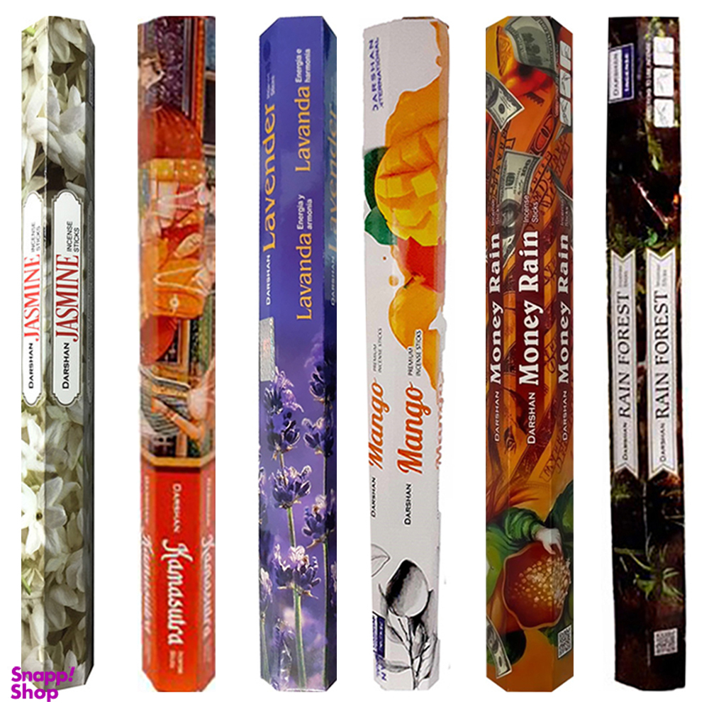 عود دارشان مدل ترکیبی کد Mix662 مجموعه 6 عددی