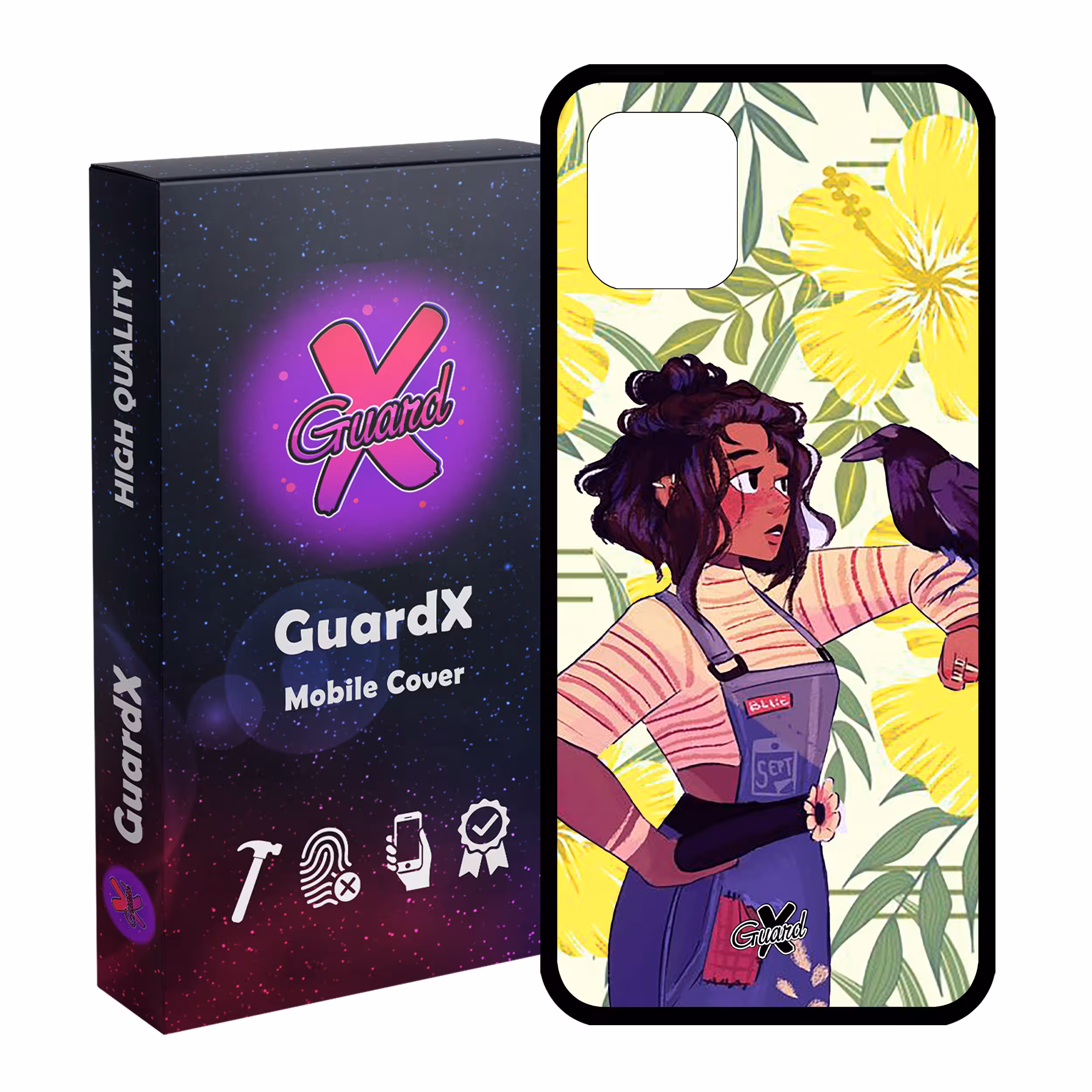 کاور گارد ایکس طرح دختر مدل Glass10337 مناسب برای گوشی موبایل سامسونگ Galaxy Note 10 Lite