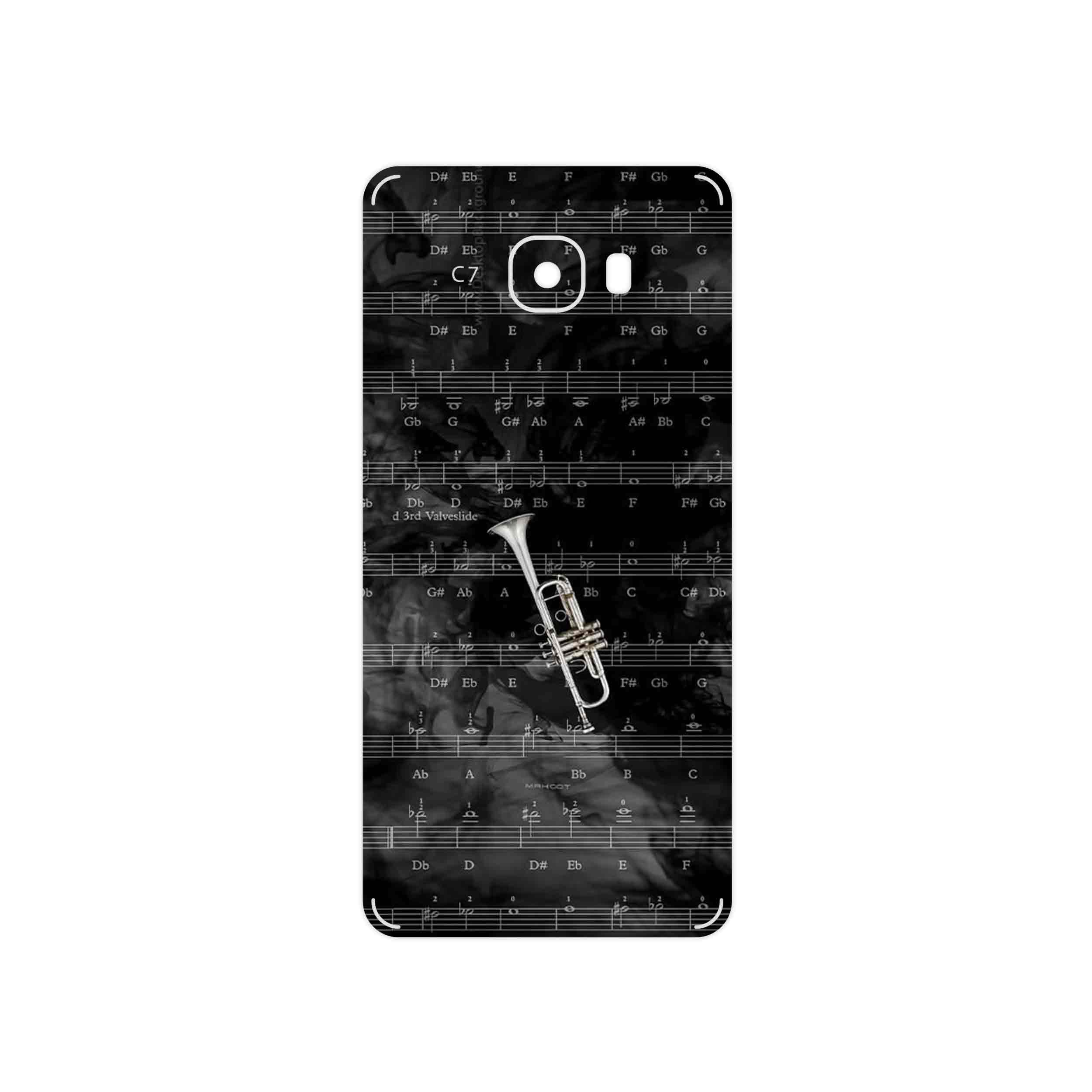 برچسب پوششی ماهوت مدل Trumpet مناسب برای گوشی موبایل سامسونگ Galaxy C7
