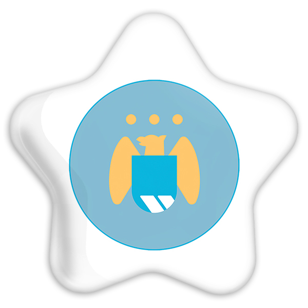 پیکسل خندالو طرح باشگاه منچسترسیتی مدل ستاره ای کد 2134