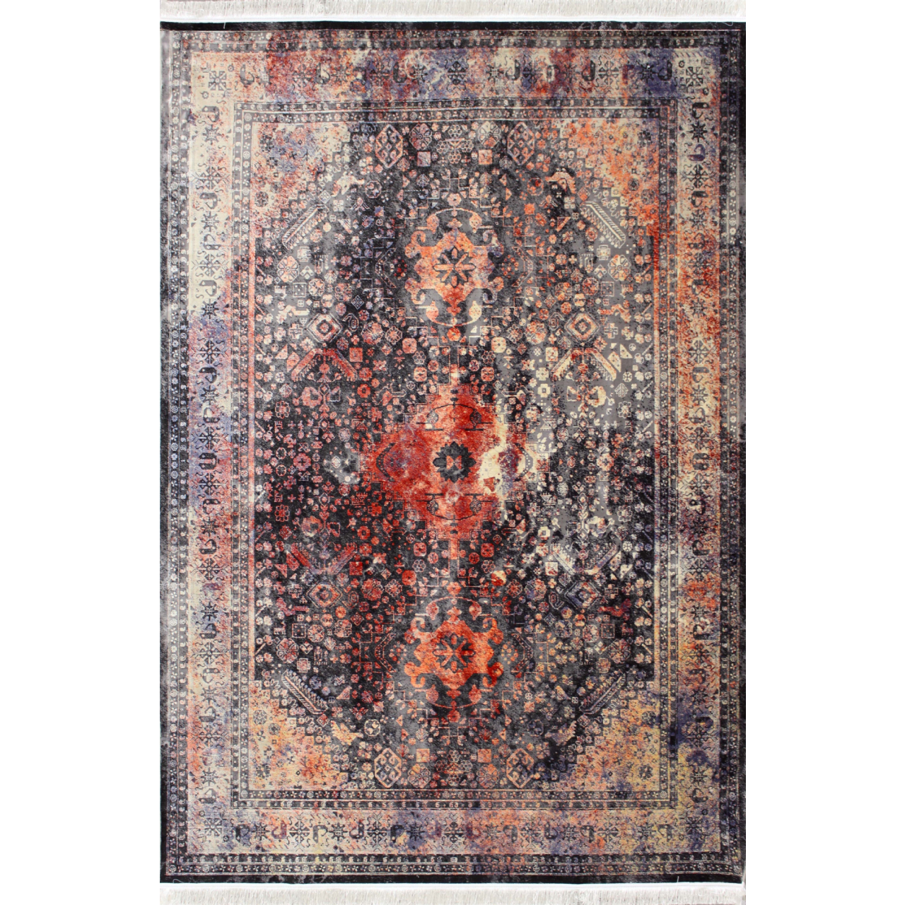 فرش ماشینی طرح پتینه کد afrand_1030