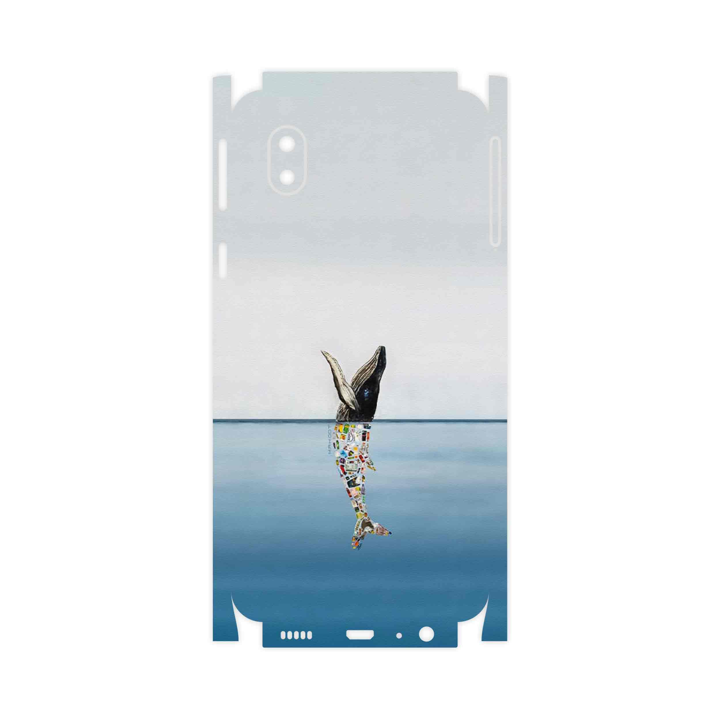 برچسب پوششی ماهوت مدل Collage of Sea Trash-FullSkin مناسب برای گوشی موبایل سامسونگ Galaxy A01 Core