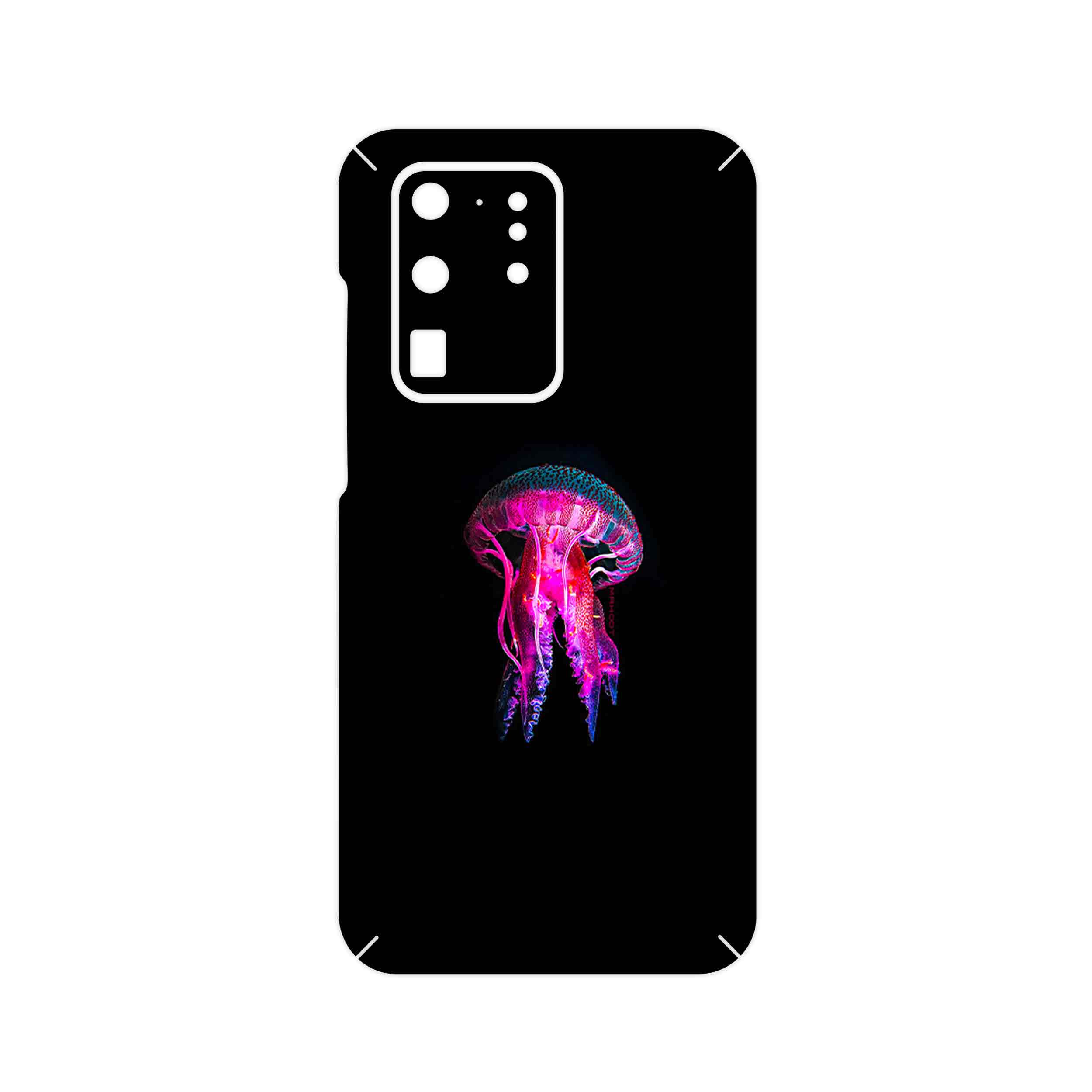 برچسب پوششی ماهوت مدل jellyfish مناسب برای گوشی موبایل سامسونگ Galaxy S20 Ultra