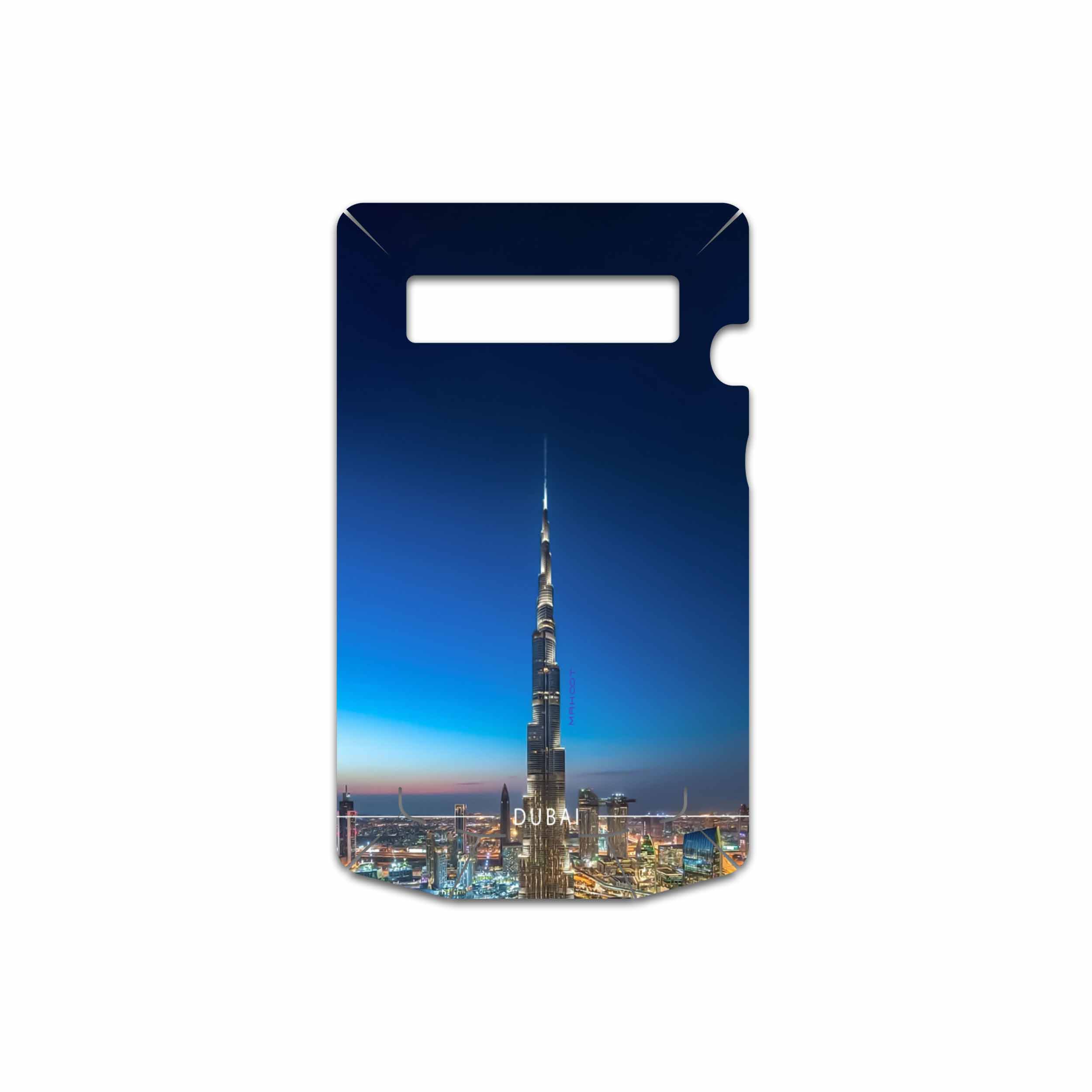 برچسب پوششی ماهوت مدل Dubai-City مناسب برای گوشی موبایل بلک بری P9981