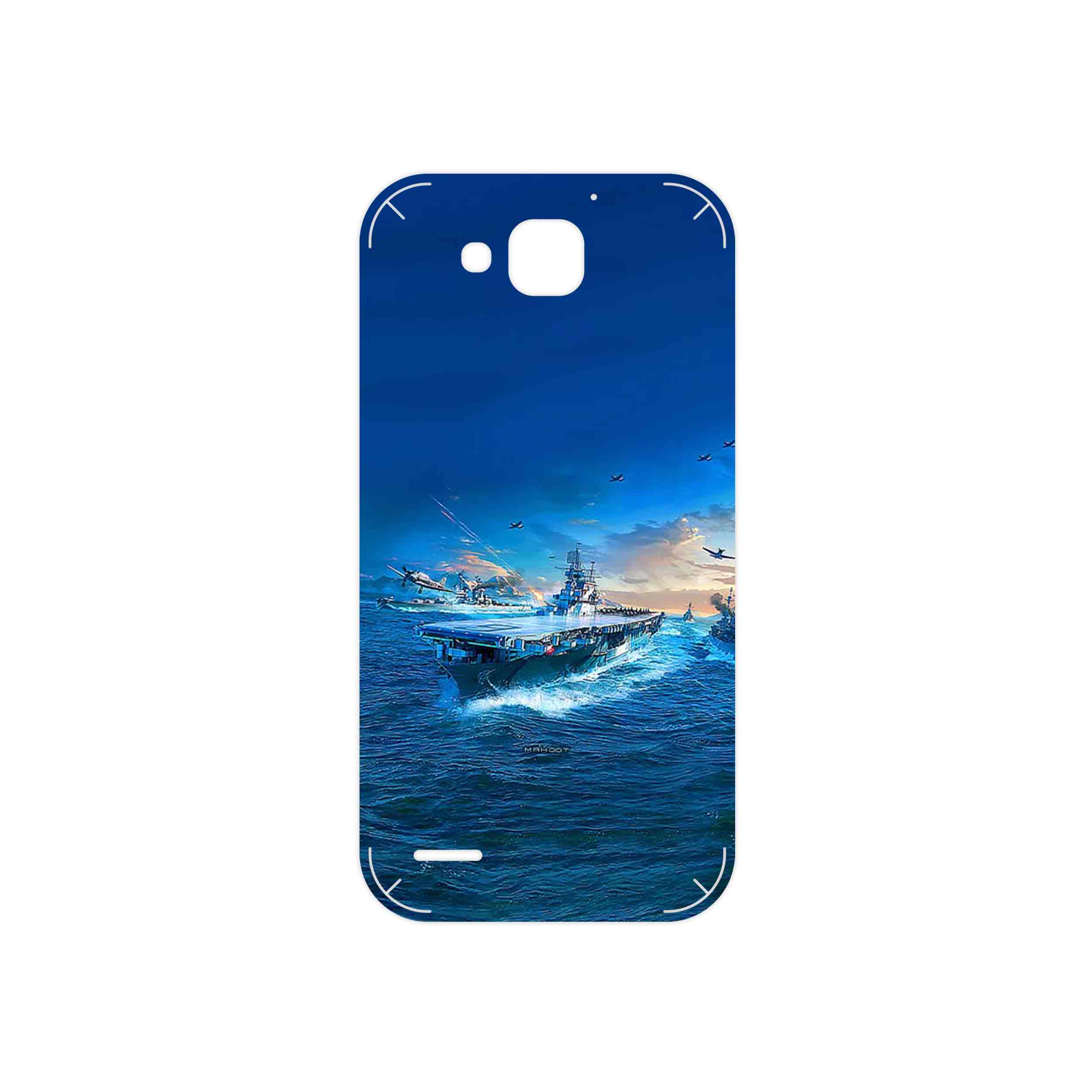 برچسب پوششی ماهوت مدل Warship مناسب برای گوشی موبایل هوآوی Ascend G750