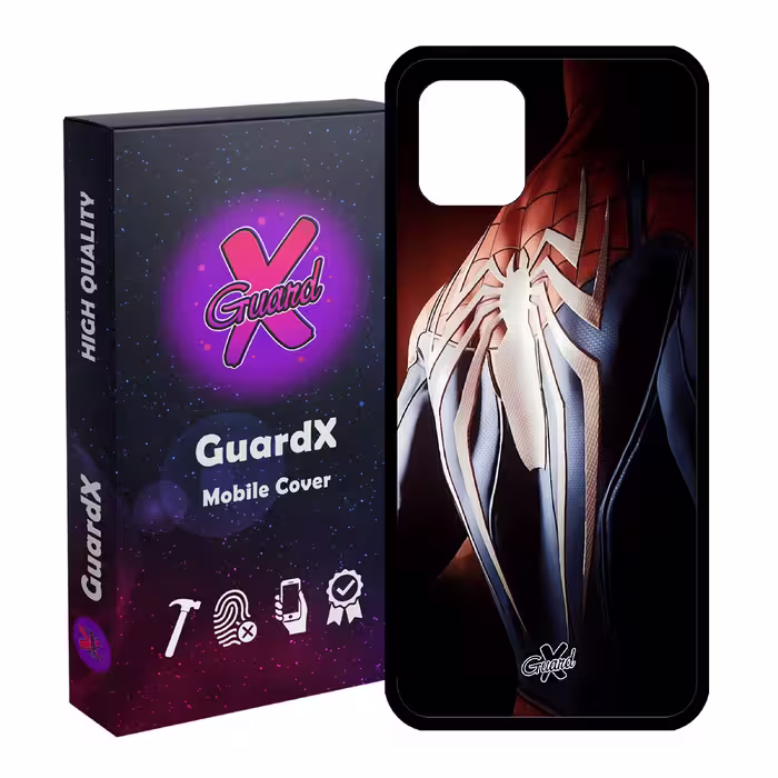 کاور گارد ایکس طرح Spider Man مدل Glass10126 مناسب برای گوشی موبایل سامسونگ Galaxy Note 10 Lite