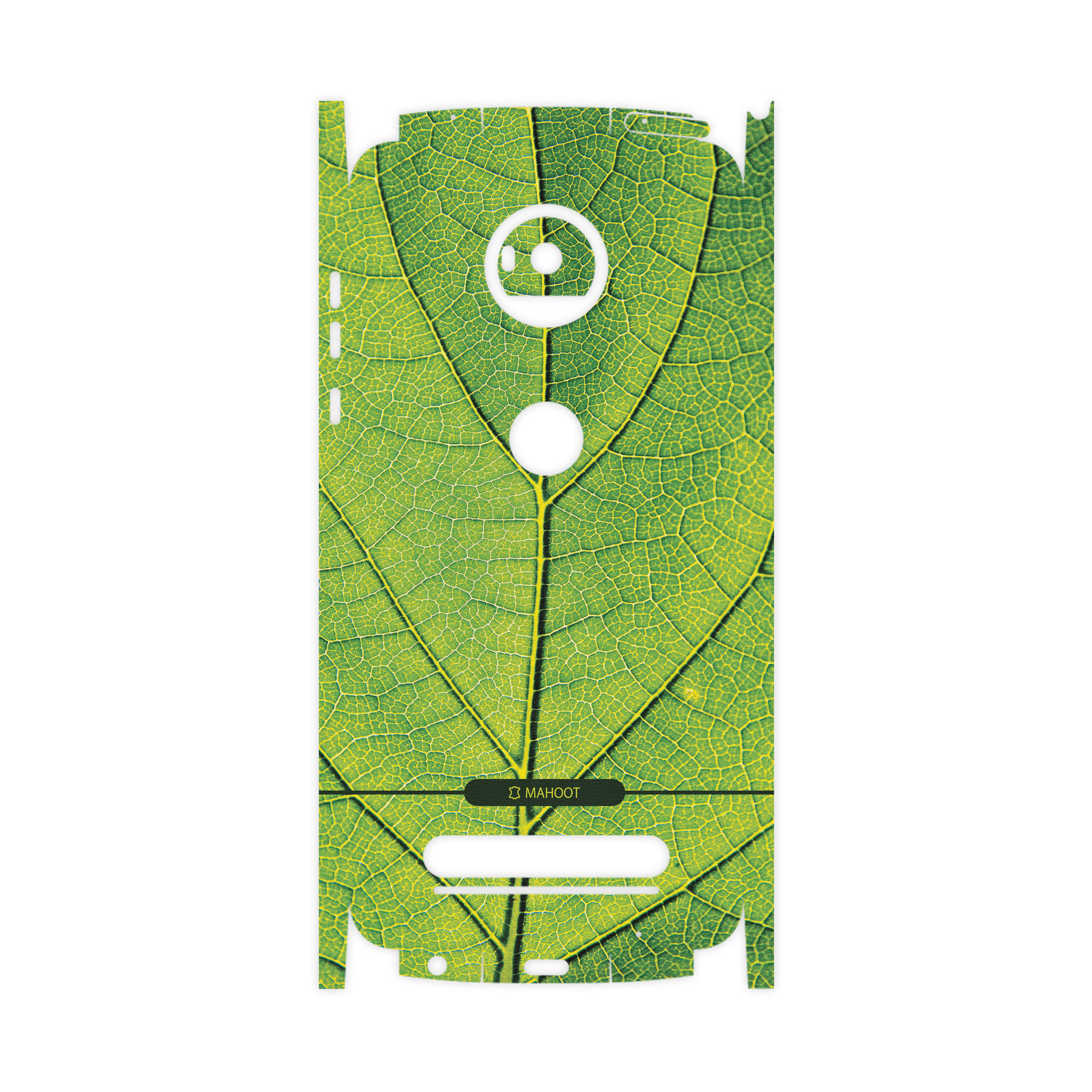 برچسب پوششی ماهوت مدل Leaf-Texture-FullSkin مناسب برای گوشی موبایل موتورولا Moto Z2 Play