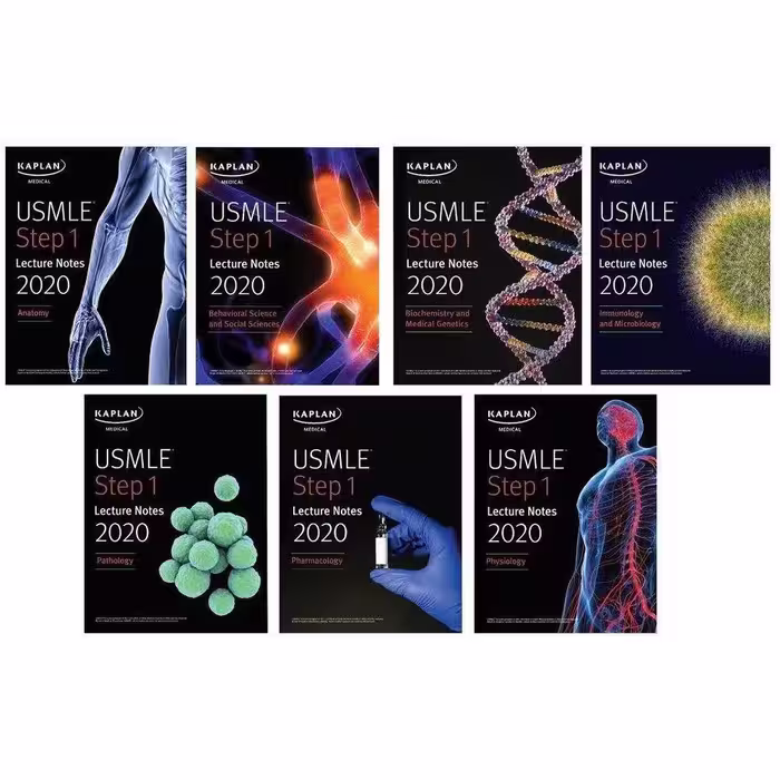 Kaplan USMLE Step 1 Lecture Notes 2020: 7-Book Set - کتاب پزشکی بهار