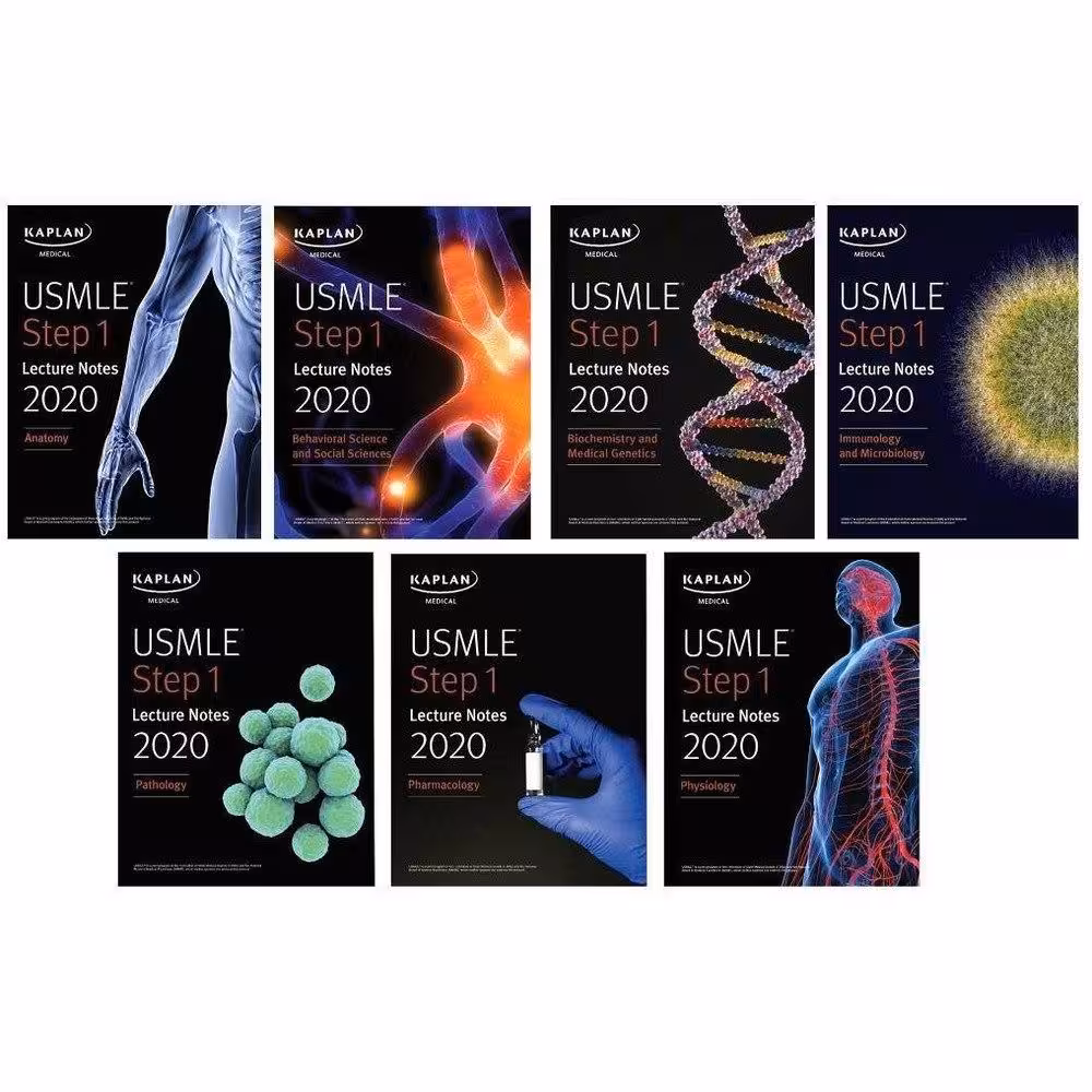 Kaplan USMLE Step 1 Lecture Notes 2020: 7-Book Set - کتاب پزشکی بهار