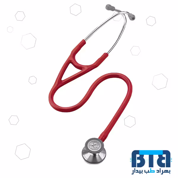 گوشی لیتمن کلاس ۳ کبود (زرشکی) کاردیولوژی مدل littmann cardiology stethoscope 3129