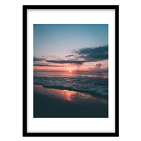 قیمت و خرید تابلو دکوراتیو مدل عکاسی منظره غروب دریا کد 0686