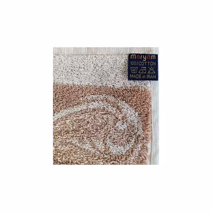 حوله دستی فرش مریم مدل Gol1 سایز 30x60 سانتی متر  بسته 3 عددی