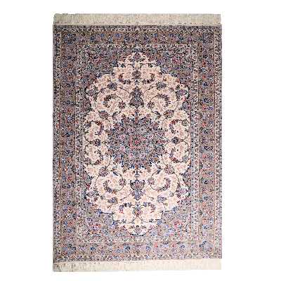 فرش دستباف شش متری مدل اردکان طرح لچک ترنج سایه کد 4010813