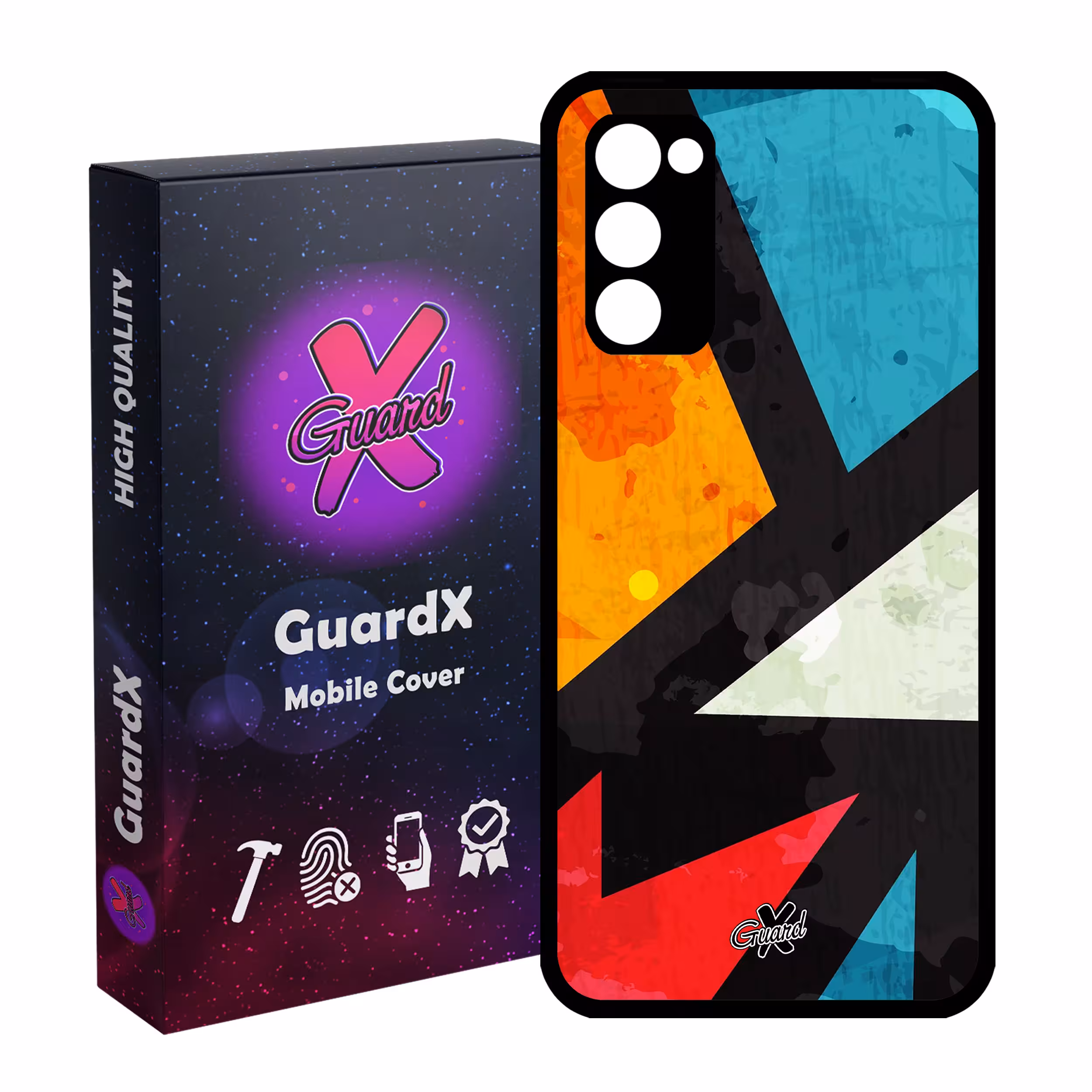 کاور گارد ایکس طرح Colors مدل Glass10176 مناسب برای گوشی موبایل سامسونگ Galaxy S20 FE