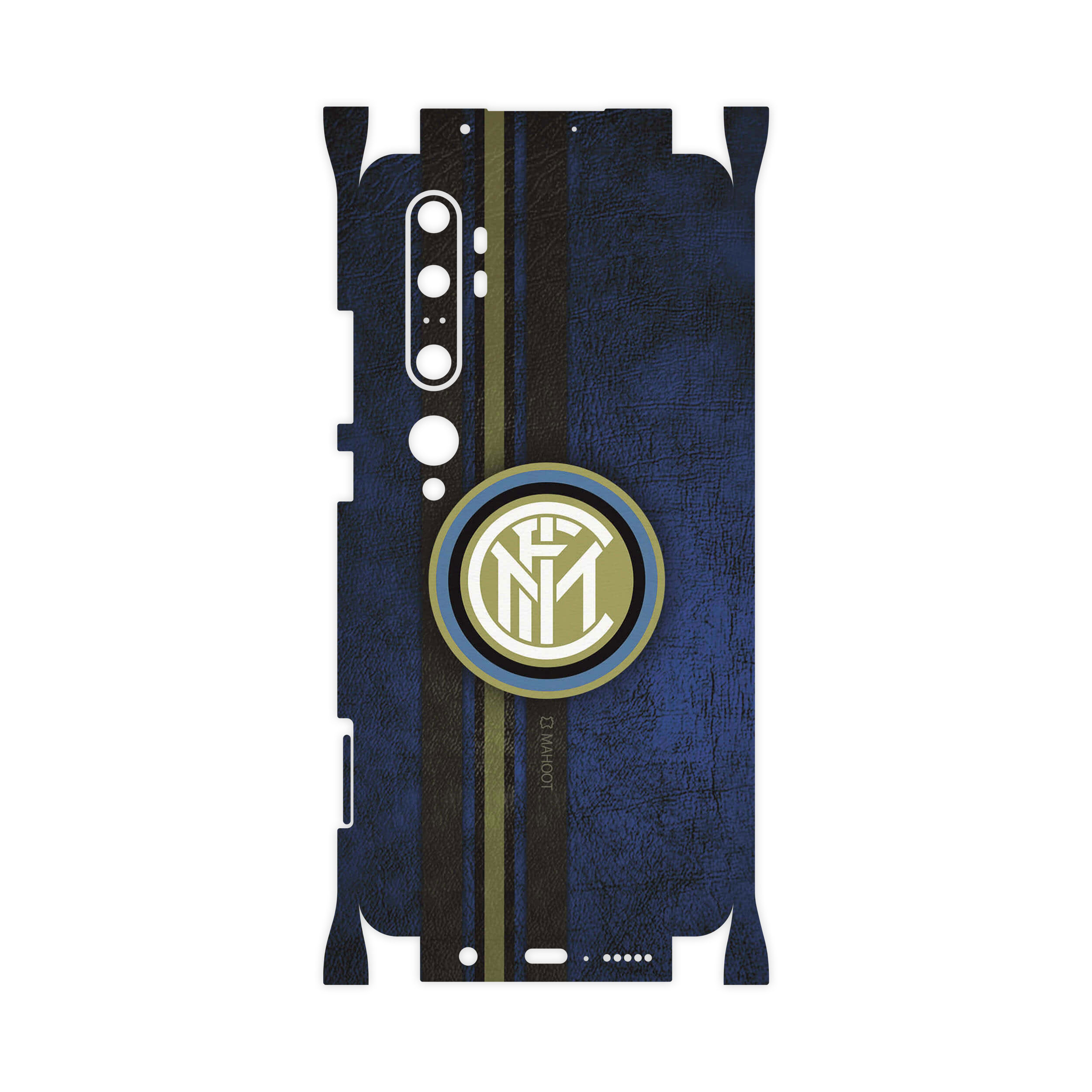 برچسب پوششی ماهوت مدل Inter-Milan-FC-FullSkin مناسب برای گوشی موبایل شیائومی MI Note 10 Pro