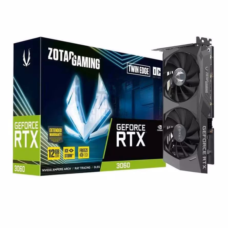 کارت گرافیک زوتک مدل GAMING GeForce RTX 3060 Twin Edge OC 12GB