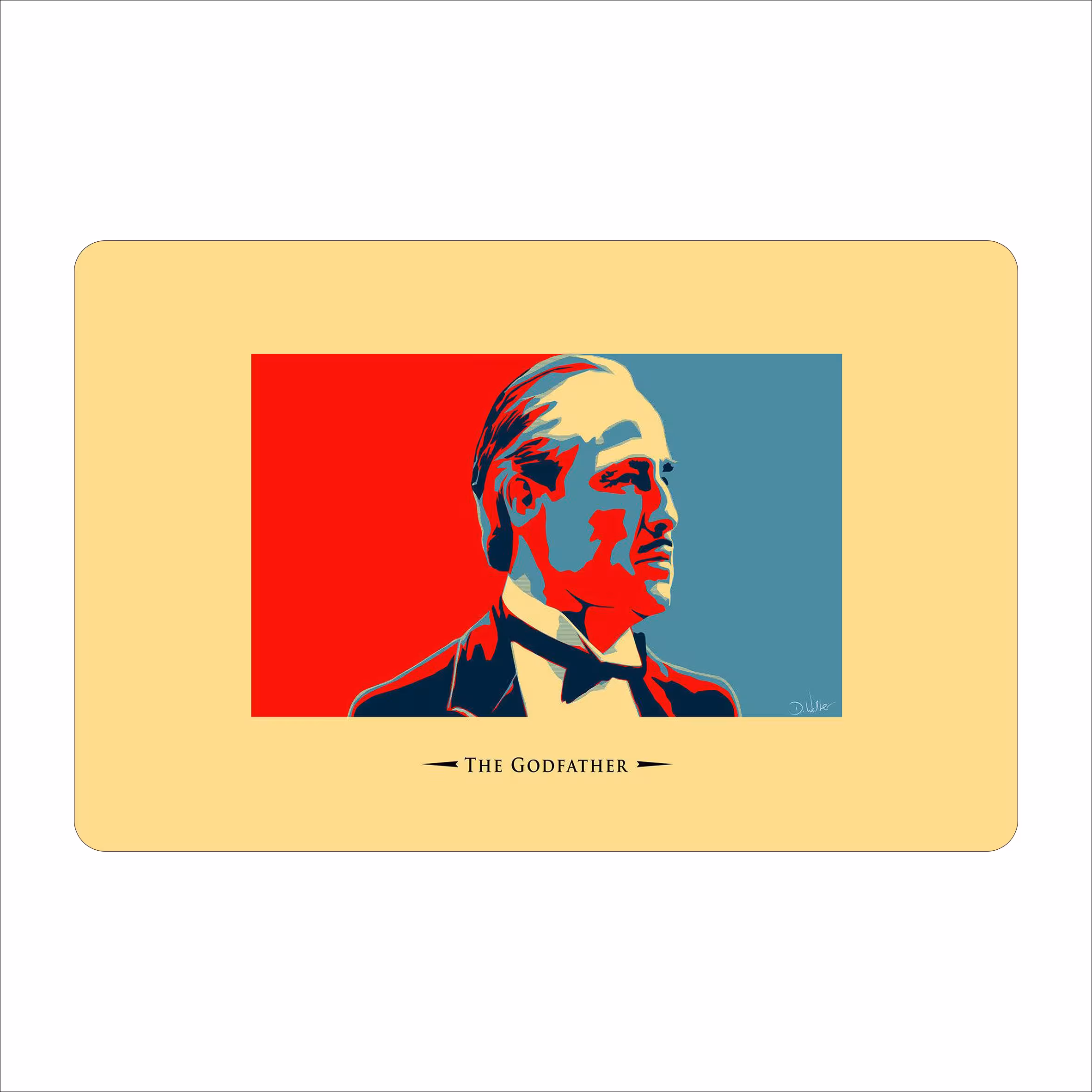 ماوس پد طرح پدرخوانده -GOD FATHER مدل MPB659