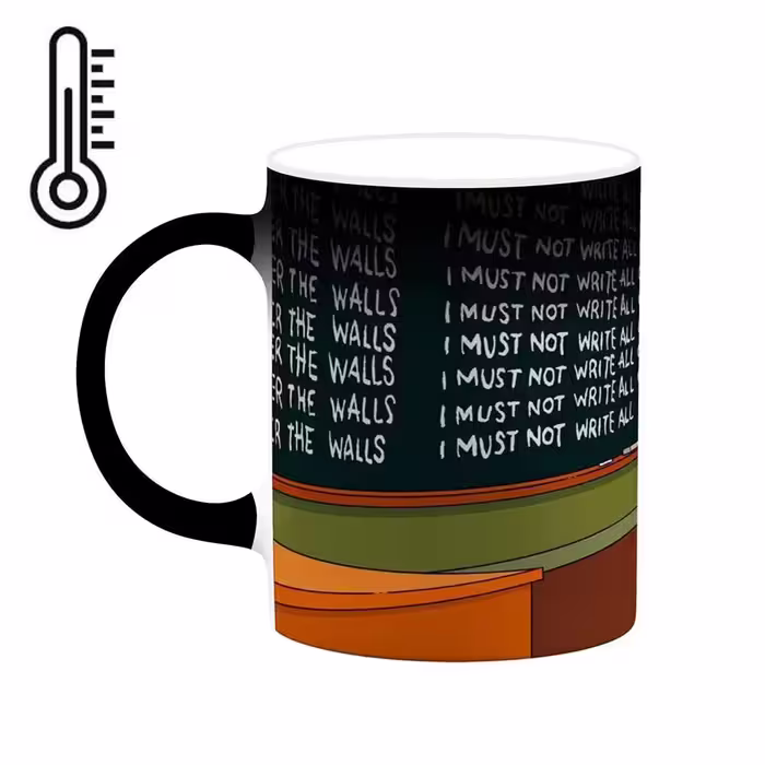 ماگ حرارتی کاکتی طرح کارتون سیمپسون مدل mgh23781
