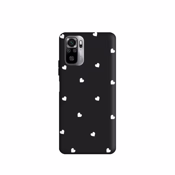 کاور طرح  قلب سفید مینیمال کد u2177 مناسب برای گوشی موبایل شیائومی Redmi Note10 4G / Redmi Note10 Lite