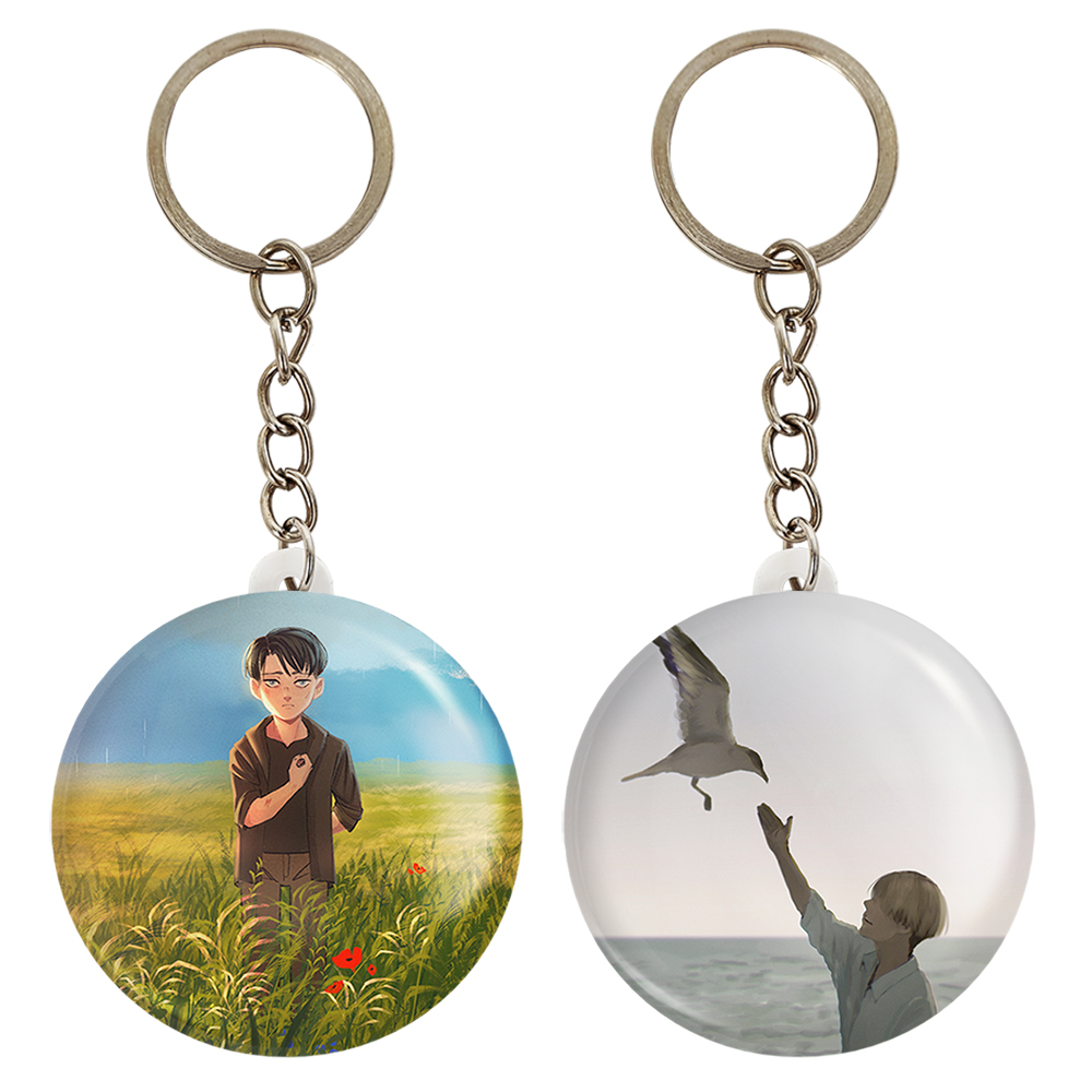 جاکلیدی خندالو مدل لیوای انیمه اتک آن تایتان کد 1858818584 مجموعه 2 عددی