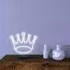 چراغ رومیزی ریموت دار مدل THRONE-GL_WHT-GLASS