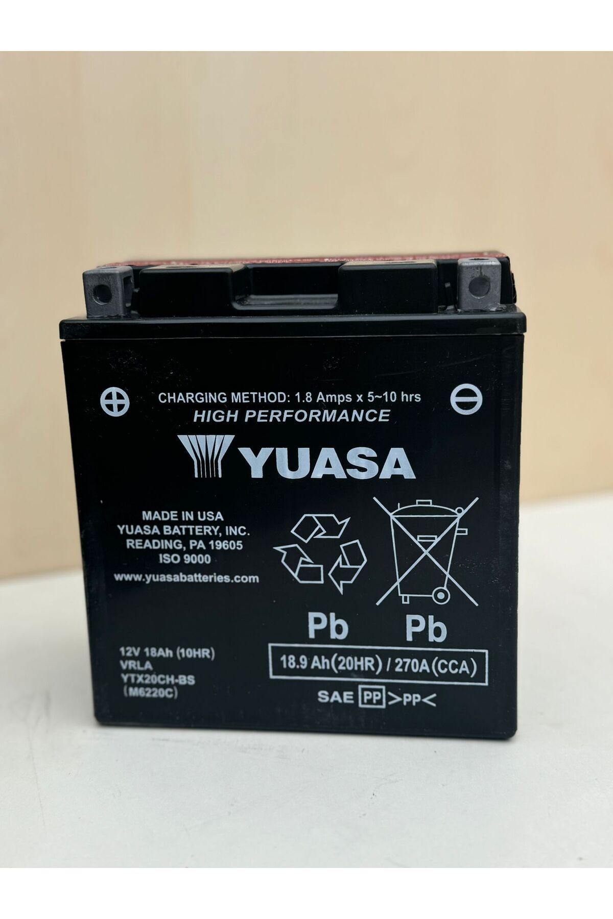 باتری باطری Ytx20Ch Bs 12Volt 18Mper 012V 0018Ah Yuasa