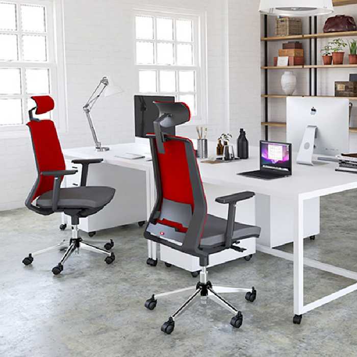 صندلی مدیریتی OCM 850S پایه کروم نیلپر ارسال 1 ساعته (فوری)