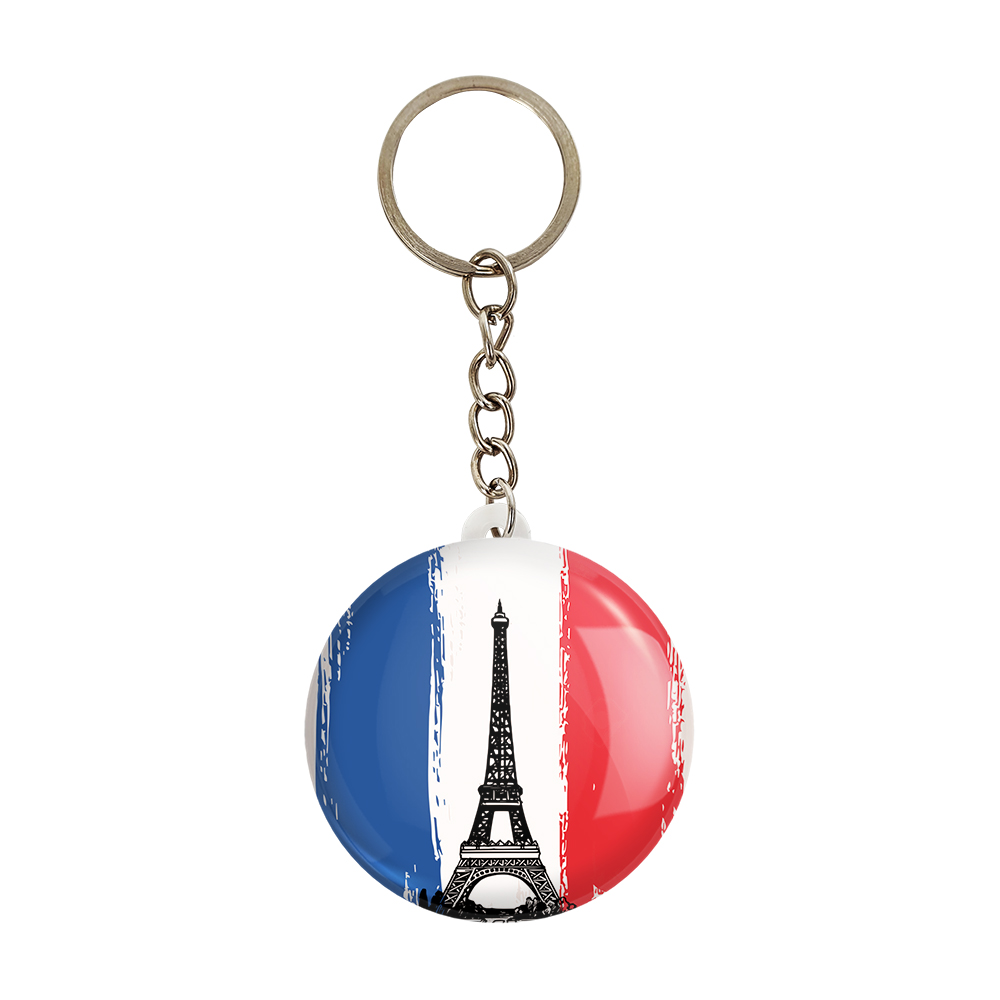 جاکلیدی خندالو مدل پرچم فرانسه کد 20534