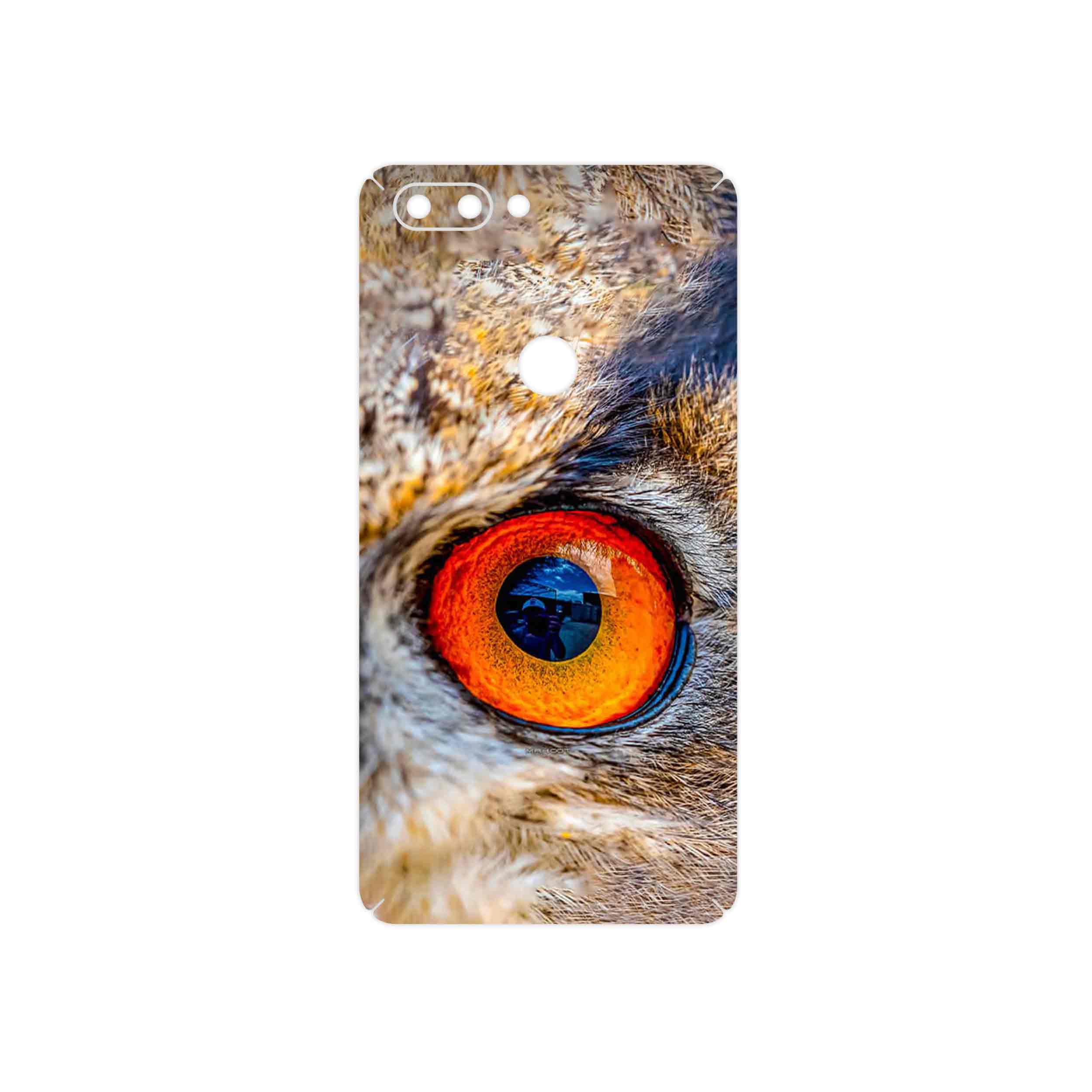 برچسب پوششی ماهوت مدل Owl eyes مناسب برای گوشی موبایل تکنو Phantom 8