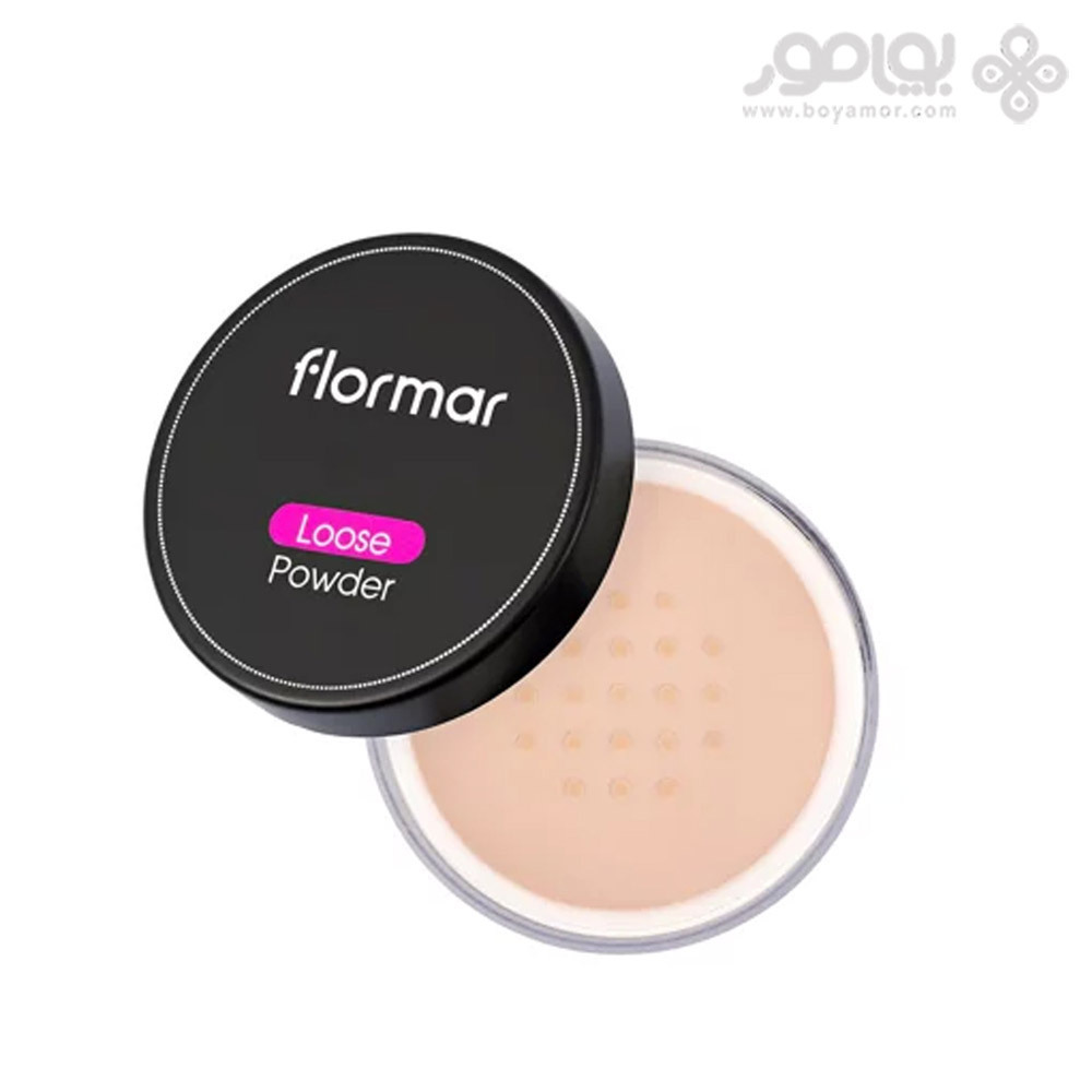 فلورمار پودر فیکس رنگی 18 گرم شماره 001 رنگ PALE SAND