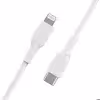 کابل تبدیل USB-C به لایتنینگ بلکین مدل CAA003bt1MWH Fast Charge به طول 1 متر