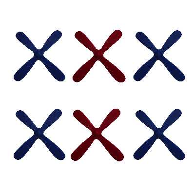 ملخ کواد کوپتر مدل A50 بسته 6 عددی