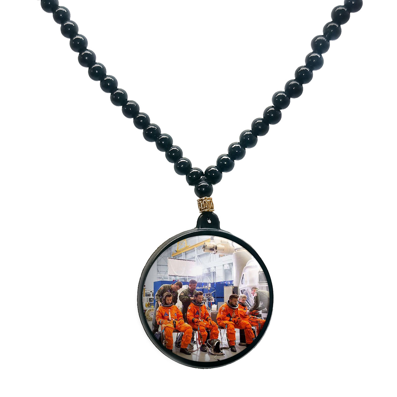 گردنبند پرمانه طرح One Direction کد pmd.13591 مدل دو طرفه