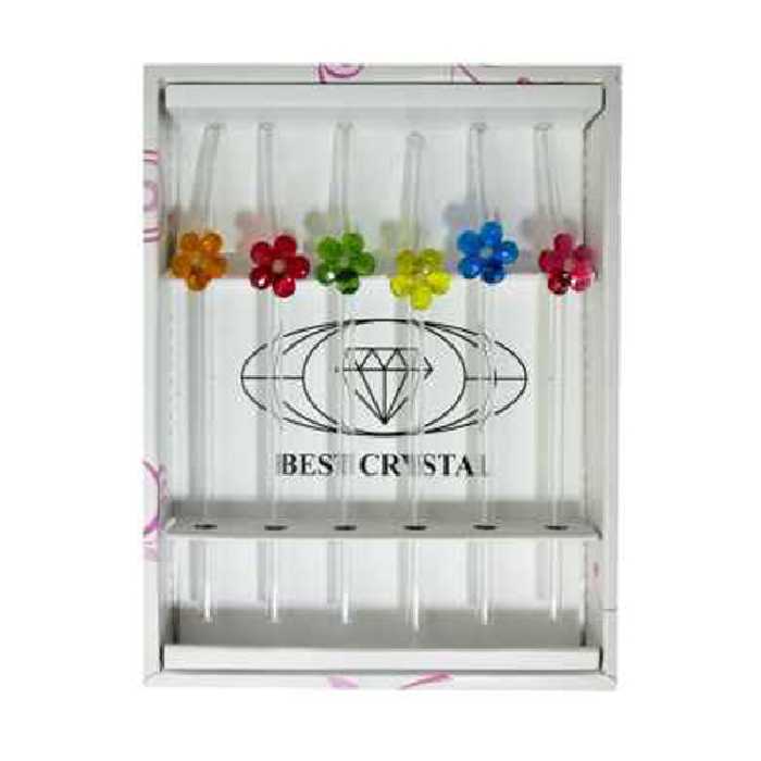 نی نوشیدنی بست کریستال کد 2222 مجموعه 6 عددی