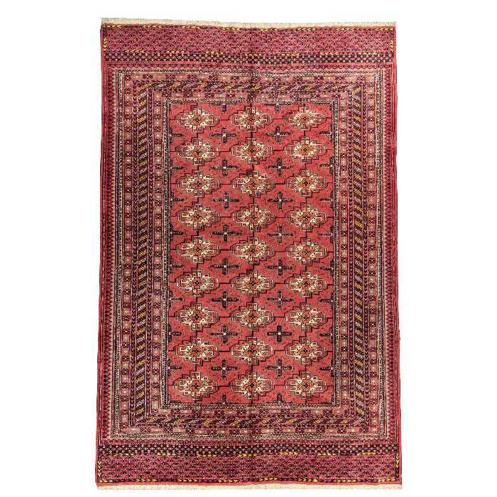 فرش دستبافت سه و نیم متری مدل ترکمن کد 40.1937