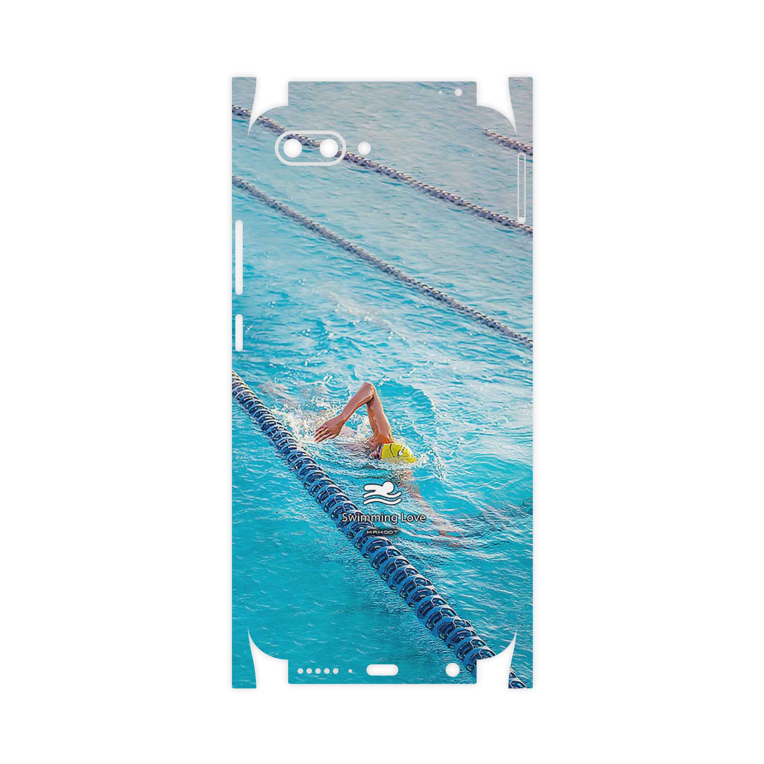برچسب پوششی ماهوت مدل Swimming-FullSkin مناسب برای گوشی موبایل آنر 10