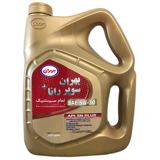 خرید روغن موتور بهران سوپر رانا پلاس 5W30 SN تمام سینتتیک چهار لیتری | اتوموبی