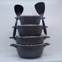 سرویس پخت و پز 8 پارچه هپی کیچن مدل Stoneline