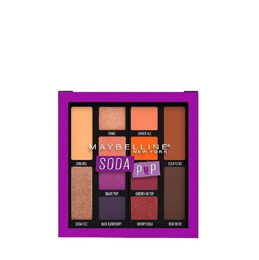 پالت سایه چشم 12 رنگ سودا پاپ میبلین MAYBELLINE