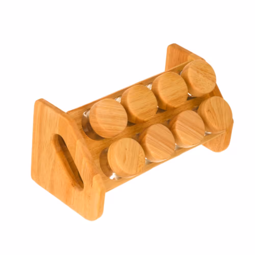 ست جای ادویه 8 پارچه مدل nature کد 99083