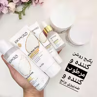 پک روتین پوستی و مراقبت از پوست برنج خام بیواکوا روشن کننده  مرطوب کننده ضدپیری شامل فوم شستشو برنج خام سرم صورت برنج 