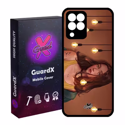 کاور گارد ایکس طرح Girl مدل Glass10034 مناسب برای گوشی موبایل سامسونگ Galaxy M33/M33 5G