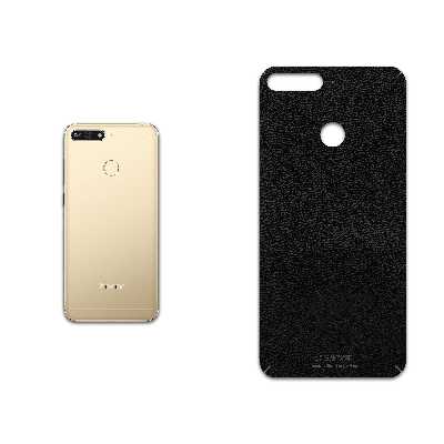برچسب پوششی ماهوت مدل Black-Leather مناسب برای گوشی موبایل آنر 7A