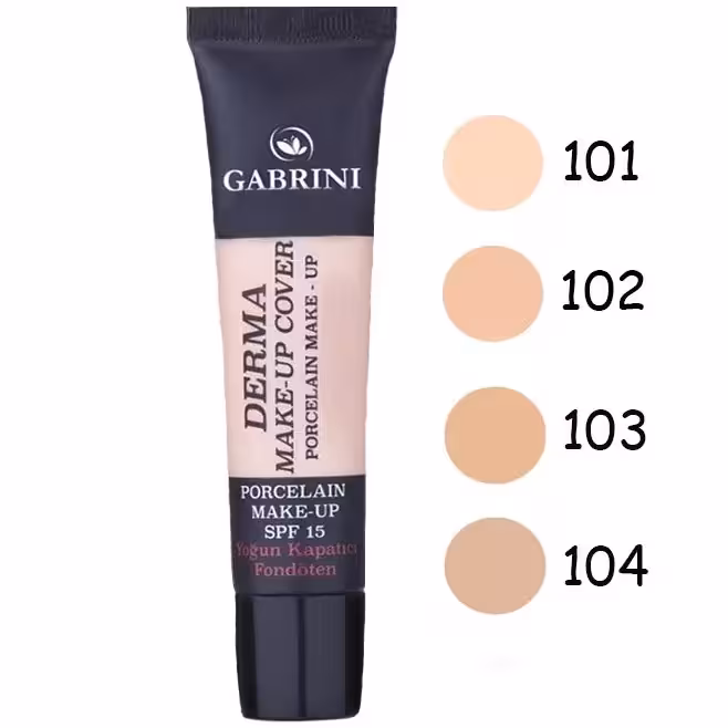 کرم پودر تيوبی گابرينی GABRINI شماره 103