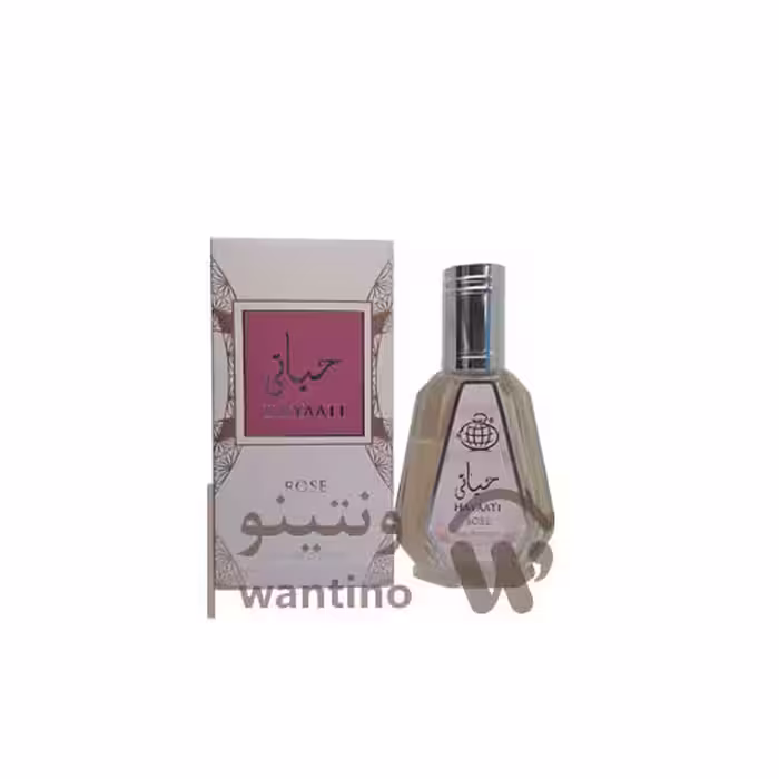 عطر ادکلن فراگرنس ورد حیاتی رز (Fragrance World Hayaati Rose) 50 میل