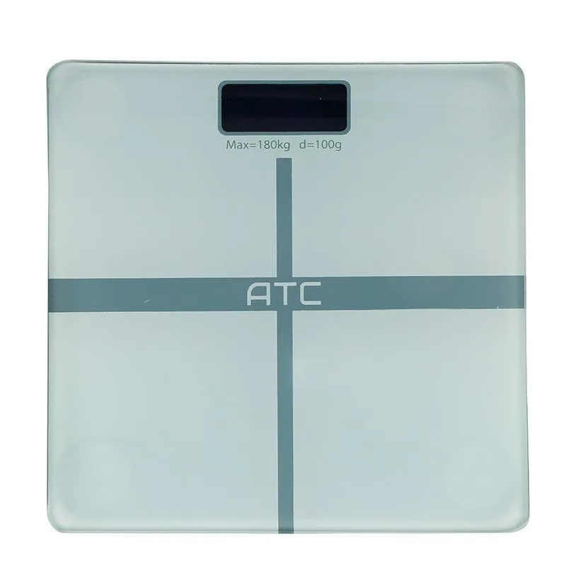 ترازوی وزن کشی بدنسازی شیشه ای دیجیتال AT-300 ATC | سفید