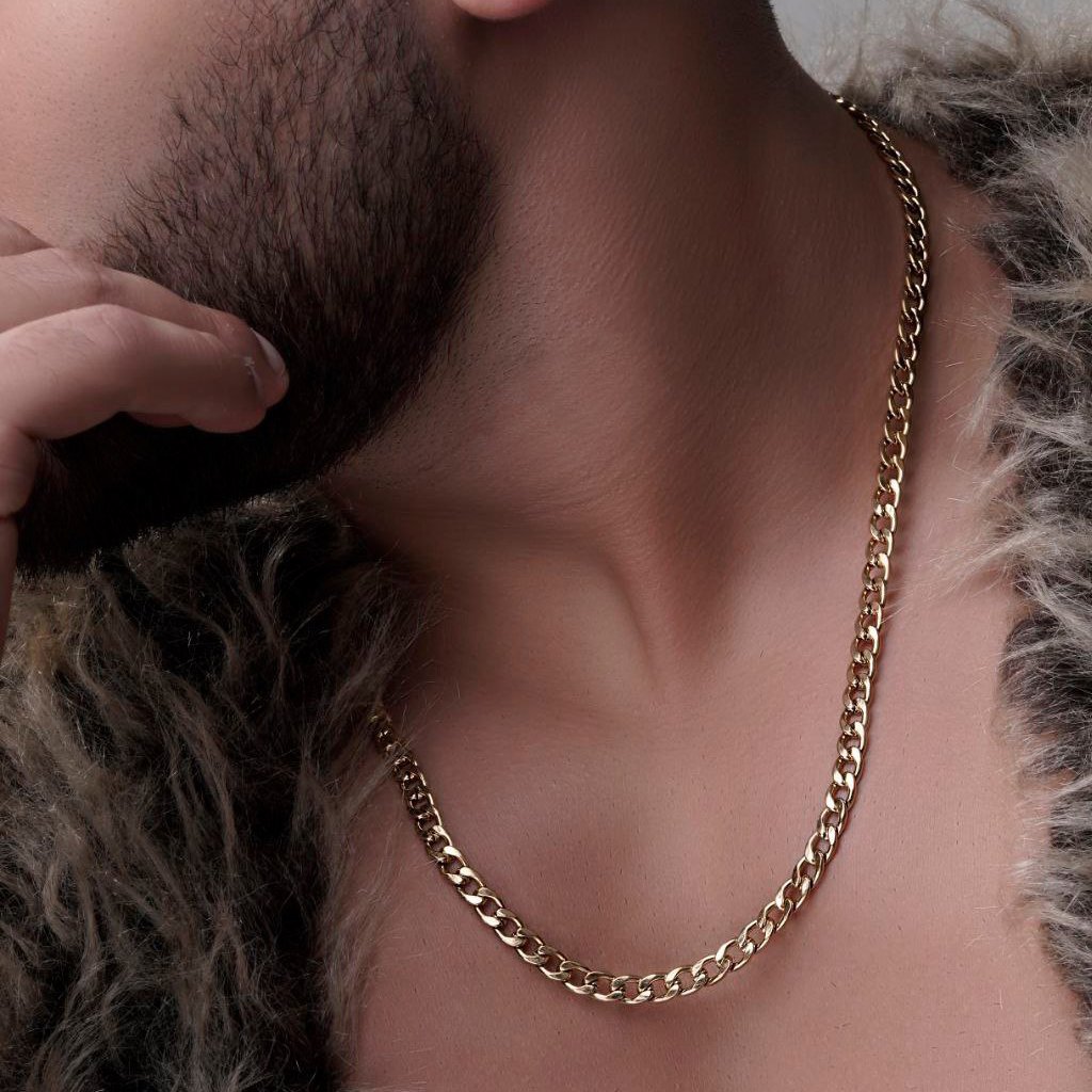 بدلیجات گردنبند استیل رنگ ثابت