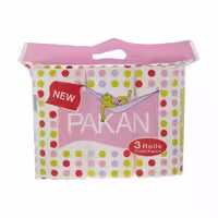 دستمال حوله کاغذی پاکان مدل Pink بسته 3 عددی | فروشگاه اینترنتی تاتا کالا