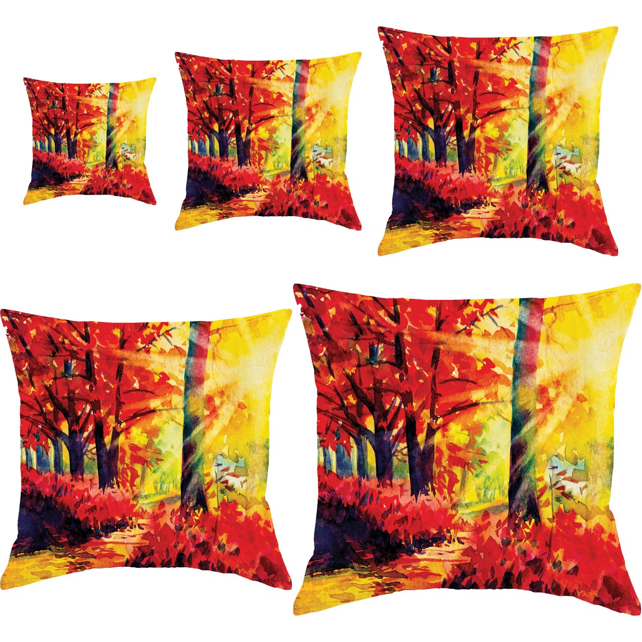 کوسن رنس کد S5-10116 مجموعه 5 عددی کوچک تا بزرگ